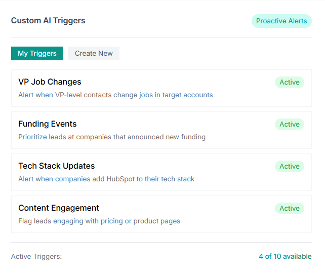 Custom AI Triggers